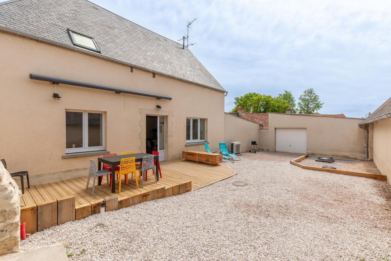 Gite Du Tilleul - Maison Climatisee Pour 8 Voyageurs Houesville Buitenkant foto